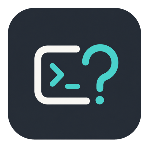 shellwhy icon — a terminal with a question mark